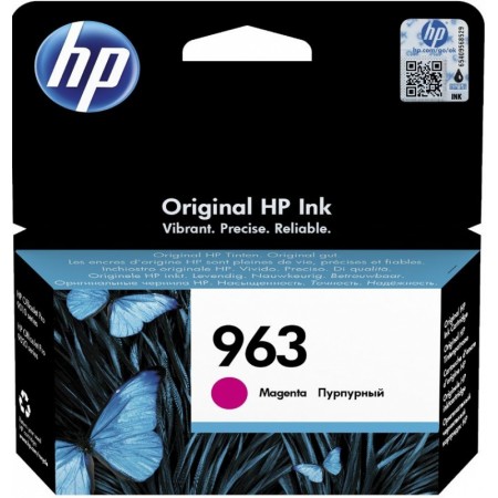 Картридж струйный HP 963 3JA24AE пурпурный (700стр.) для HP OfficeJet Pro 901x/902x HP