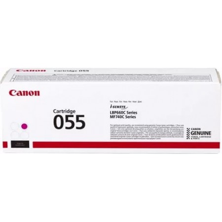 Картридж лазерный Canon 055M 3014C002 пурпурный (2100стр.) для Canon LBP663Cdw/LBP664Cx/MF746Cx/MF742Cdw/MF744Cdw