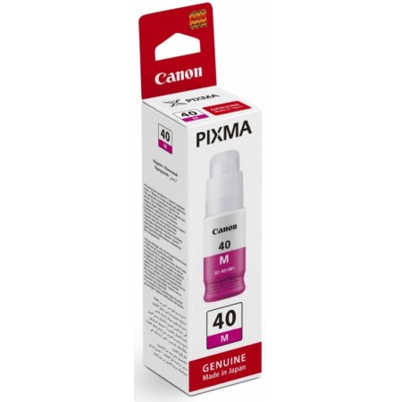 Чернила Canon GI-40M 3401C001 пурпурный 70мл для Canon Pixma G5040/G6040/GM2040