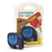 Картридж ленточный Dymo LT S0721650 черный на голубом 12x4 черный/голубой для Dymo