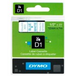 Картридж ленточный Dymo D1 S0720540 синий на белом 12x7 белый/синий для Dymo