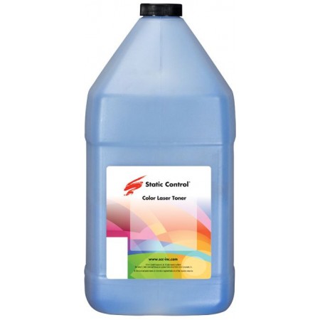 Тонер Static Control HM775-1KG-COS голубой флакон 1000гр. для принтера HP M775/M553/M663/M25x/M45x/CP1525/CP5525