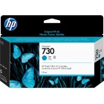 Картридж струйный HP 730 P2V62A голубой (130мл) для HP DJ T1700