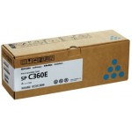 Картридж лазерный Ricoh SP C360E 408189 голубой (1500стр.) для Ricoh SP C360DNw/C360SNw/C360SFNw/C361SFNw