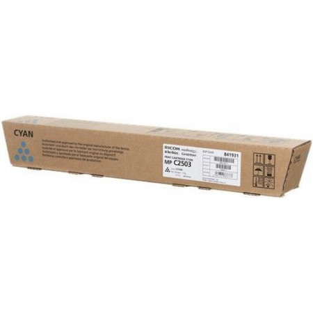 Картридж лазерный Ricoh MP C2503 841931 голубой (5500стр.) для Ricoh MP C2003/C2503/C2011SP/C2004/C2504