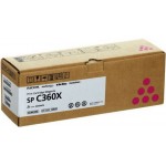 Картридж лазерный Ricoh SP C360X 408252 пурпурный (9000стр.) для Ricoh SP C361SFNw Картридж лазерный Ricoh SP C360X 408252 пурпурный (9000стр.) для Ricoh SP C361SFNw