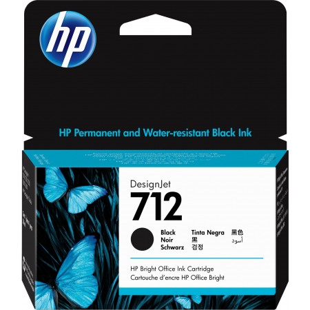 Картридж струйный HP 712 3ED70A черный (38мл) для HP DJ Т230/630