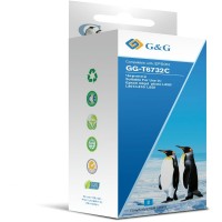 Чернила G&G GG-T6732C голубой 100мл для Epson L800, L805, L810, L850