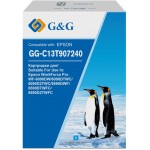 Картридж струйный G&G GG-C13T907240 голубой (120мл) для Epson WorkForce Pro WF-6090DW/6090DTWC/6090D2TWC/6590DWF