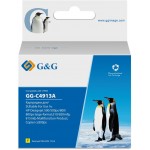 Картридж струйный G&G GG-C4913A № 82 желтый (72мл) для HP DJ 500/800C