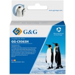 Картридж струйный G&G GG-C9363H многоцветный (18мл) для HP DJ 460series/5740/5743/5793/5940/5943/6540/6543/6620/6623