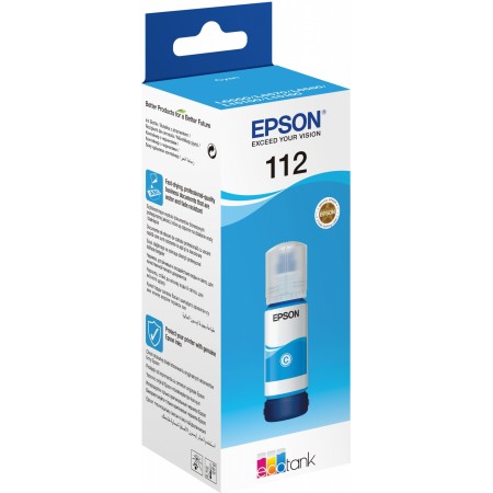 Чернила Epson 112 C13T06C24A голубой 70мл для Epson L11160/L15150/L15160