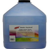 Тонер Static Control TRMPTCOL-1KG-C голубой флакон 1000гр. для принтера HP CLJCP1515/ Canon MF8330