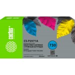 Картридж струйный Cactus CS-P2V71A №730 черный матовый (300мл) для HP Designjet T1600/1700/2600