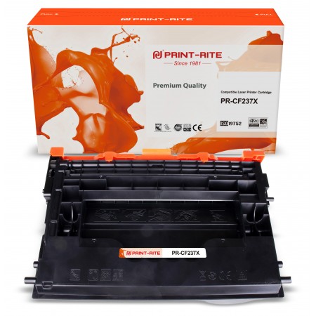 Картридж лазерный Print-Rite TFHA2YBPU1J PR-CF237X CF237X черный (25000стр.) для HP LJ M608n/M608dn/M609x/M631h/M631z/M632h