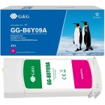 Картридж струйный G&G GG-B6Y09A 771C пурпурный (775мл) для HP DesignJet Z6200