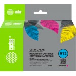 Картридж струйный Cactus CS-3YL78AE 912 пурпурный (5мл) для HP OfficeJet 8010/8012/8013/8014/8015/8020/8025