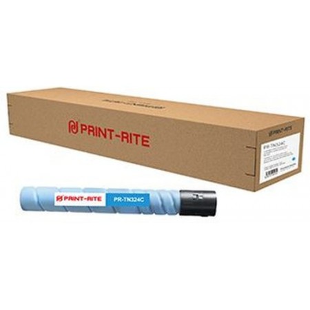 Картридж лазерный Print-Rite TFK907CPRJ PR-TN324C TN324C голубой (26000стр.) для Konica Minolta bizhub C258/C308/C368