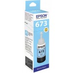 Чернила Epson 673 C13T673598 (аналог C13T67354A) светло-голубой 70мл для Epson L800/L810/L850/L1800