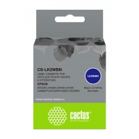 Картридж ленточный Cactus CS-LK2WBN LK-2WBN черный на белом 6x9 для Epson LW300/LW400/LW700/LW600P/LW1000P/K400/Z700/Z900