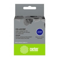 Картридж ленточный Cactus CS-LK5YBP LK-5YBP черный на желтом 18x9 для Epson LW400/LW700/LW600P/LW1000P/K400/Z700/Z900