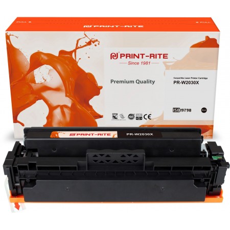 Картридж лазерный Print-Rite TFHBKSBPU1J PR-W2030X W2030X черный (7500стр.) для HP Color LaserJet Pro M454nw/dn/dw, MFP M479dw/fdn/fdw