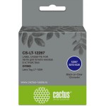 Картридж ленточный Cactus CS-LT-12267 12267 черный на прозрачном 12x4 для Dymo Letra Tag LT-100H