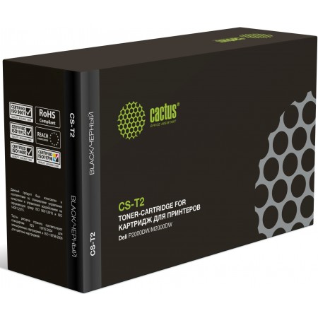 Картридж лазерный Cactus T2 CS-T2 черный (4500стр.) для Deli P2000DW/M2000DW