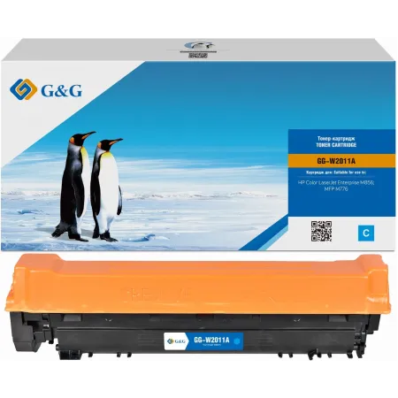 Картридж лазерный G&G GG-W2011A W2011A(659A) голубой (13000стр.) для HP CLJ Ent M856/MFP M776