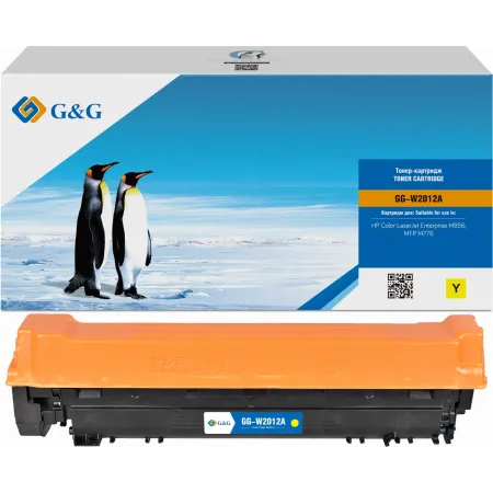 Картридж лазерный G&G GG-W2012A W2012A(659A) желтый (13000стр.) для HP CLJ Ent M856/MFP M776