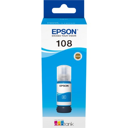 Чернила Epson 108 C13T09C24A голубой 70мл для Epson L8050/L18050