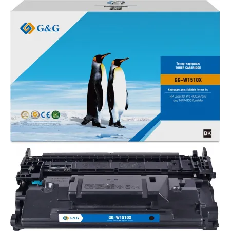 Картридж лазерный G&G GG-W1510X W1510X черный (9500стр.) для HP LJ Pro 4003n/dn/dw/MFP4103 fdn/fdw