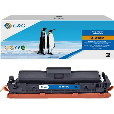 Картридж лазерный G&G GG-C069HBK 069H Black черный (7600стр.) для Canon I_sensys LBP673CDW/MF754CDW/MF752CDW(EUR)/imageCLASS MF756Cx(AP)/LBP674CDW/MF753CDW/MF751CDW(US)