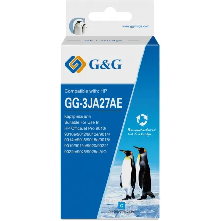 Картридж струйный G&G GG-3JA27AE 963XL голубой (25.8мл) для HP OfficeJet Pro 9010/9010e/9012/9012e/9014/9014e/9015/9015e/9016/9019/9019e/9020/9022/9022e/9025/9025e AIO Картридж струйный G&G GG-3JA27AE 963XL голубой (25.8мл) для HP OfficeJet Pro 9010/9010e/9012/9012e/9014/9014e/9015/9015e/9016/9019/9019e/9020/9022/9022e/9025/9025e AIO