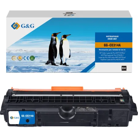 Блок фотобарабана G&G Universal GG-CE314A CE314A цветной цв:14000стр. для CLJ Pro MFP M176n/M177fw/CP1025 /100 color MFP M175nw/TopShot M275 MFP HP