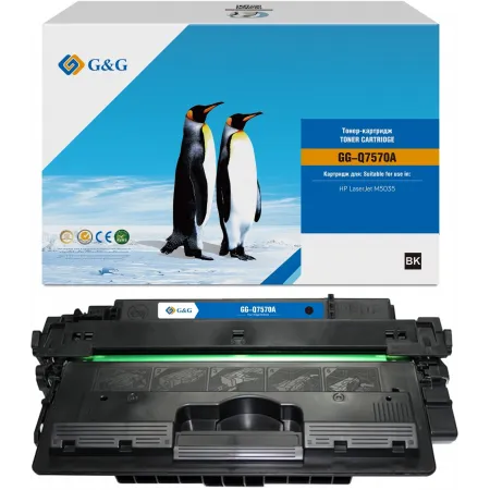 Картридж лазерный G&G GG-Q7570A Q7570A черный (15000стр.) для HP LJ M5035