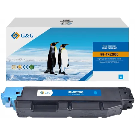 Картридж лазерный G&G GG-TK5290C TK5290C голубой (13000стр.) для Kyocera ECOSYS P7240cdn