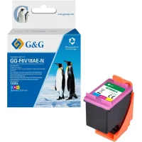 Картридж струйный G&G GG-F6V18AE-N 123XL голубой/пурпурный/желтый (18мл) для HP DJ 1210/1212/1212/2130/2131/2132/2133/2134/2630/3639 AIO;Envy 4510/4512/4516/4517/4520/4521/4522/4523/4524/4524/4525/4526/4527/4528/5010/5012/5014/5020/5030/5032/5034/5052