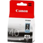 Картридж струйный Canon PG-40BK 0615B001 черный (400стр.) для Canon FAX-JX200, FAX-JX500; PIXMA IP1200, IP1700, IP2200, IP6210, MP140, MP150, MP160, MP170, MP180, MP190, MP210, MP220, MP450, MP460, MP470, MX300, MX310, iP1300, iP1600, iP1800, iP1900, iP25