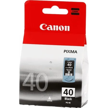 Картридж струйный Canon PG-40BK 0615B001 черный (400стр.) для Canon FAX-JX200, FAX-JX500; PIXMA IP1200, IP1700, IP2200, IP6210, MP140, MP150, MP160, MP170, MP180, MP190, MP210, MP220, MP450, MP460, MP470, MX300, MX310, iP1300, iP1600, iP1800, iP1900, iP25