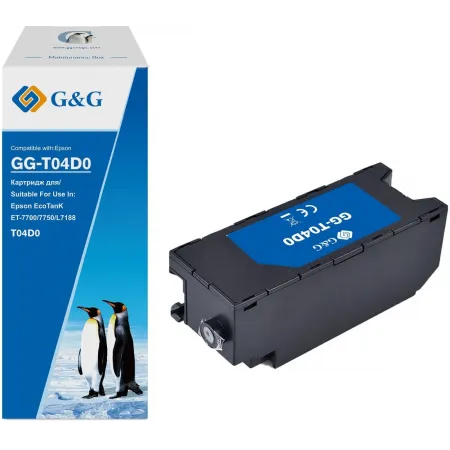 Бункер G&G GG-T04D0 (T04D0) для Epson EcoTanK ET-7700/7750/L7188