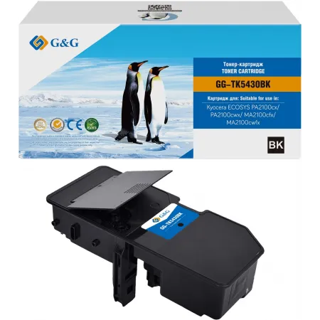 Картридж лазерный G&G GG-TK5430BK TK-5430K черный (1250стр.) для Kyocera Ecosys PA2100cx/PA2100cwx/MA2100cfx/MA2100cwfx