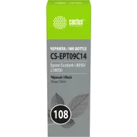 Чернила Cactus CS-EPT09C14 108 черный70мл для Epson Ecotank L8050/L18050