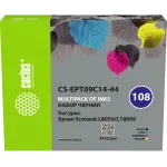 Чернила Cactus CS-EPT09C14-44 108 многоцветный набор 4x70мл для Epson Ecotank L8050/L18050