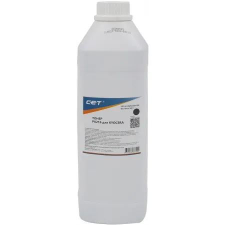 Тонер Cet PK216 OSP0216K-500 черный бутылка 500гр. для принтера KYOCERA TASKalfa 2552ci/2553ci/3252ci/3253ci/4053ci