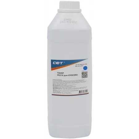 Тонер Cet PK216 OSP0216C-500 голубой бутылка 500гр. для принтера KYOCERA TASKalfa 2552ci/2553ci/3252ci/3253ci/4053ci