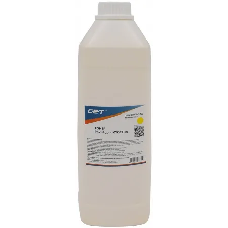 Тонер Cet PK294 OSP0294Y-500 желтый бутылка 500гр. для принтера KYOCERA ECOSYS M5521cdn/M5526cdw/M6630cidn/P5021cdn/P5026cdn/P6230cdn