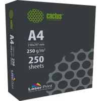 Бумага Cactus CS-LPA4250250 A4/250г/м2/250л./белый CIE170% для лазерной печати