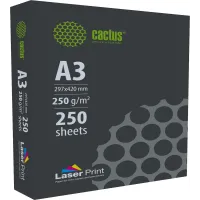 Бумага Cactus CS-LPA3250250 A3/250г/м2/250л./белый CIE170% для лазерной печати