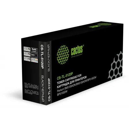 Картридж лазерный Cactus CS-TL-5120P TL-5120P черный (3000стр.) для Pantum BM5100ADN/BM5100ADW/BP5100DN/BP5100DW с чипом